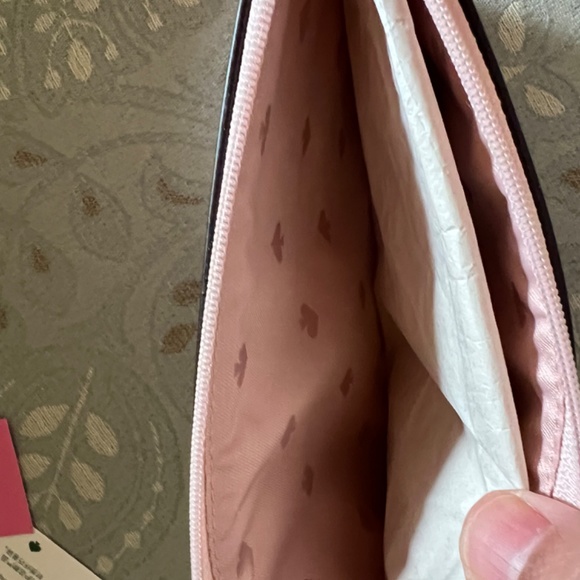 NWT Kate Spade Wristlet - Felicity Street Botanical Eli Cameo Pink - Picture 4 of 6
